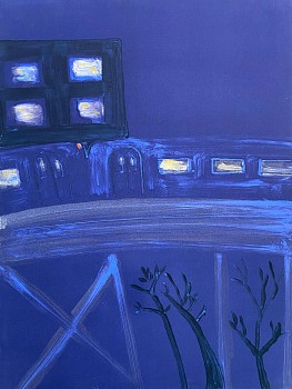 Kathryn Lynch -&nbsp;Untitled, 2022 monoprint 30 x 22 inches lyn911