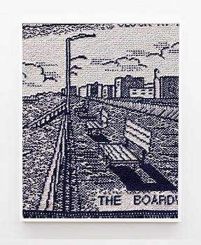 Work: Tyler Haughey Boardwalk, 2020 archival pigment print 50 x 40 inches / 51 x 41 inches framed / edition of 9 HAUGH026