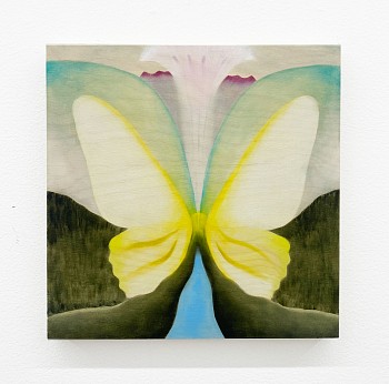 Work:&nbsp;Vinna Begin (LA) Untitled X, 2022 oil on panel 12 x 12 inches BEG027