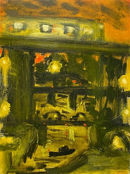 Work: Untitled, 2020 oil on panel 16 x 12 inches lyn856