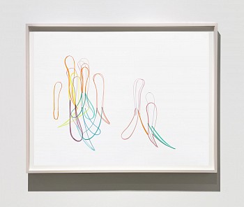 Agnes Barley - Untitled (Vertical Gardens), 2005 acrylic on paper 38 x 50 inches BARL739