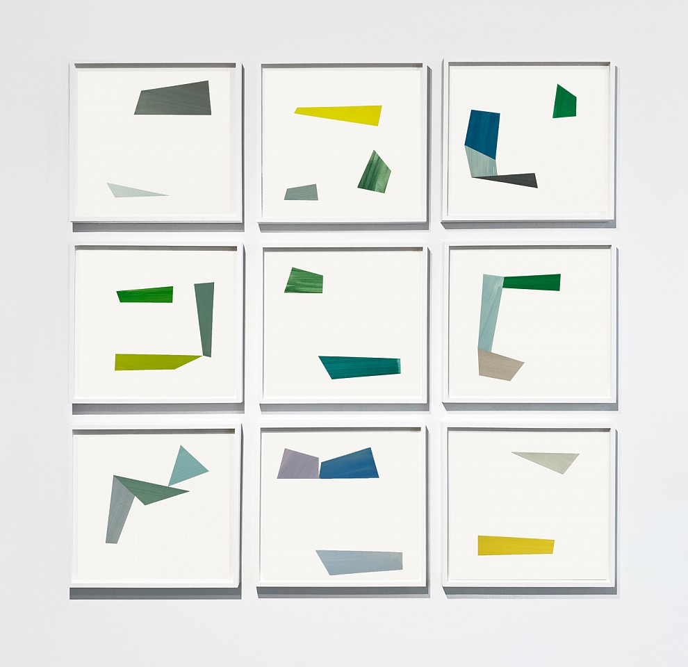 Agnes Barley
Deconstructed Waves Installation, 2022
acrylic  on paper, 15 x 16 inches / 17.5 x 18.5 inches framed each / 57 x 60 inches group