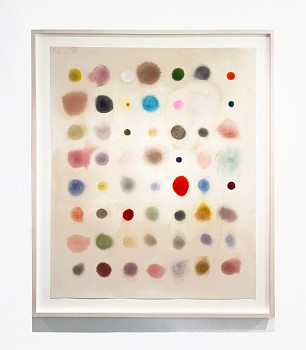 Work: Lourdes Sanchez before we got here, 2022 ink, watercolor and pencil on paper 61 x 49 inches / 69 x 57 inches framed SANCH959