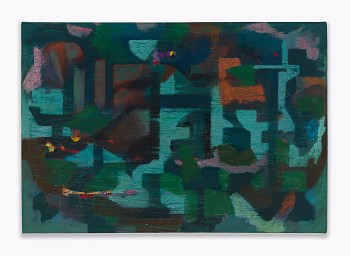 Work: James Kao Ash Peninsula, 2022 oil on linen 14 x 20 inches KAO039