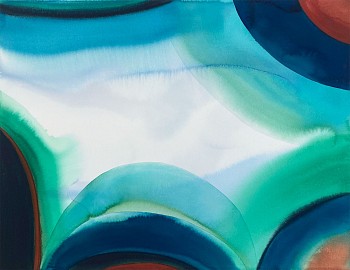 Shawn Dulaney -&nbsp;Topography V, 2022 watercolor on paper 22 1/2 x 30 inches DULAN1161