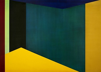 Work:&nbsp;Here For It, 2022 oil on panel 50 x 70 inches SCHAE126