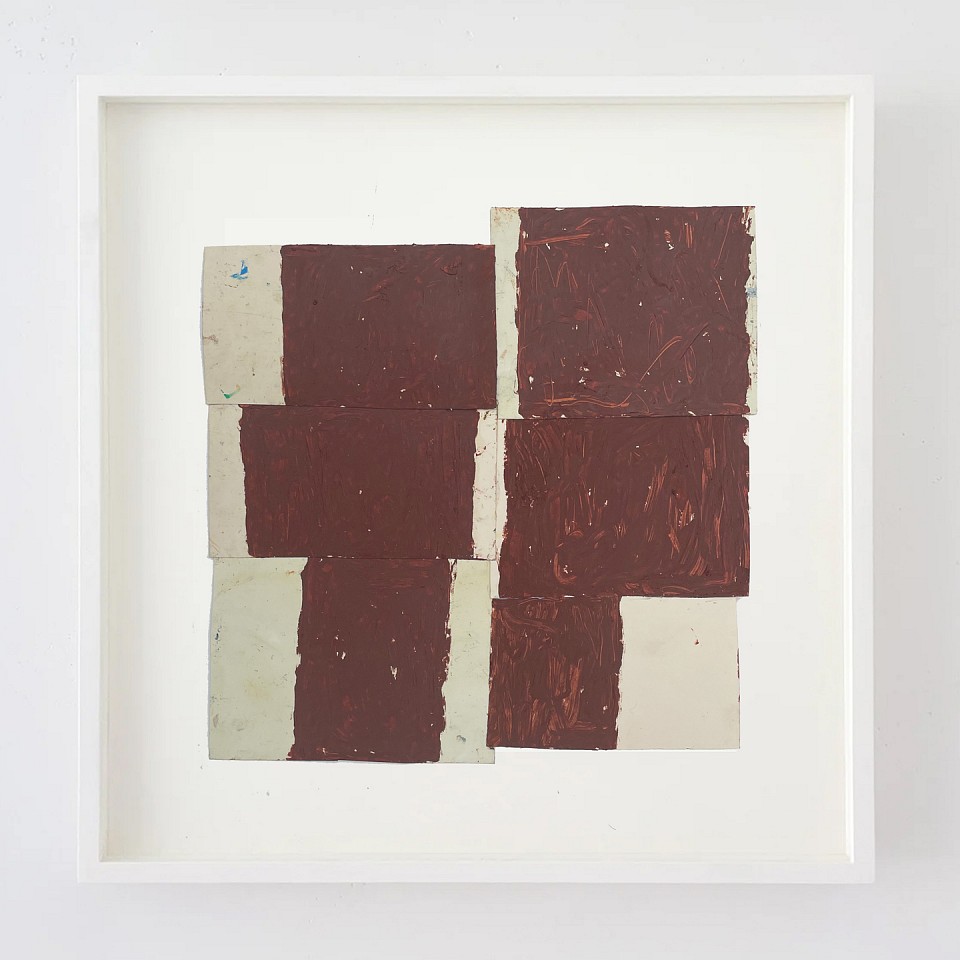 Sean Noonan (LA)
Twin Columns, Iron Oxide, 2022
noon011
oil on paper, 10 x 10 inches paper / 17 x 17 inches framed