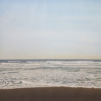 Clay Wagstaff (LA) - Ocean no. 72, 2022 oil on panel 24 x 24 inches WAG395