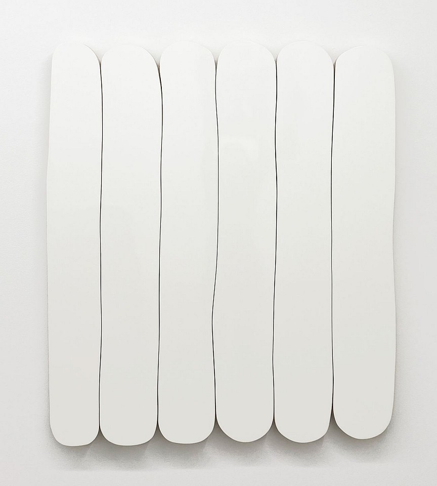 Andrew Zimmerman
Whisper White, 2022
ZIM1025
Automotive paint on wood, 49 x 42 x 1 1/2 inches