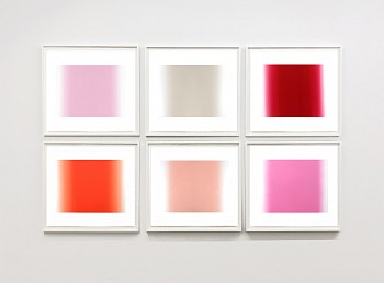 Betty Merken - Illumination Installation, 2022 monotype on rives bfk paper 31 1/2 x 33 1/4 inches framed each / 66 x 106 inch group