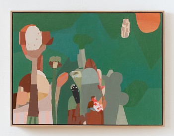 Work: Jen Wink Hays Fable, 2023 oil on canvas 30 x 40 inches JWH153