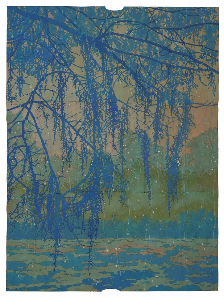 Maysey Craddock
Fugitive Sky, 2023
CRADD104
gouache, flashe, and thread on found paper, 48 x 36 inches / 52 1/2 x 40 1/2 inches framed
Frame + $2,500.00