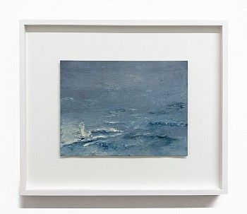 Work: Peter Schroth Cold Sea 2, 2018 oil on paper 9 x 12 inches / 16 x 19 inches framed SCHR752