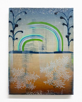 Work: Gabe Brown Lotus, 2023 oil on linen over wood panel 16 x 12 inches BROW159