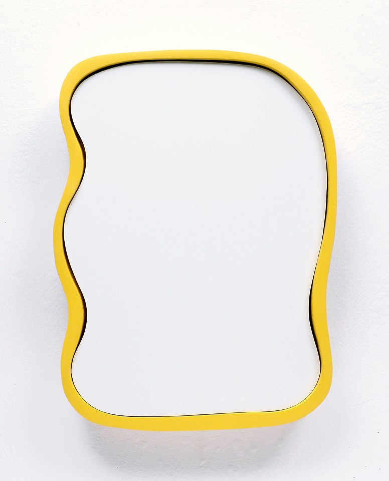 Andrew Zimmerman
White in Yellow, 2023
ZIM1083
automotive paint and acrylic paint with marble dust on wood, 15 x 11 x 2 inches
