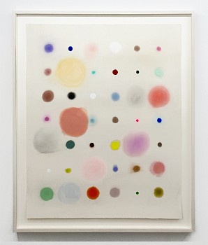 Work: Light Years with Green Clay, 2023 ink, watercolor and pencil on paper 62 x 50 inches / 70 x 58 inches framed SANCH993