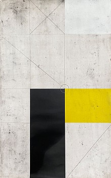 Doug Glovaski -&nbsp;Overpass #6, 2023 acrylic and pencil on paper 42 x 26 inches GIOV569