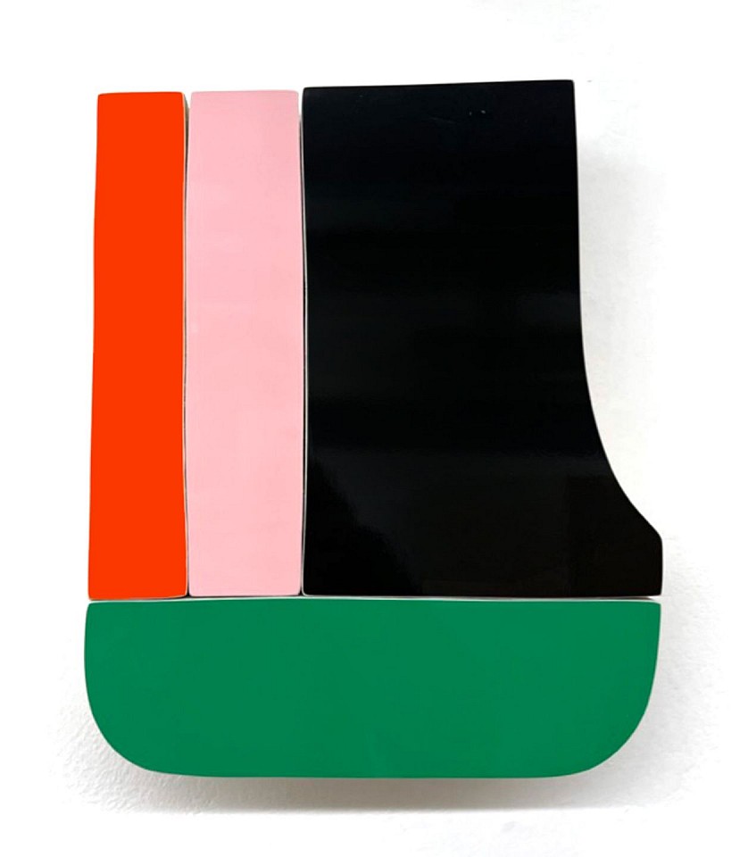 Andrew Zimmerman
Red Pink Black, 2023
ZIM1094
Automotive paint on wood, 11 x 9 x 2 inches