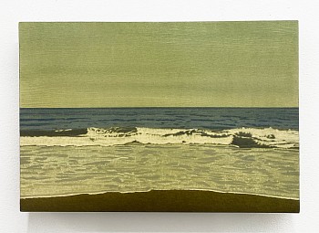 Clay Wagstaff -&nbsp;Ocean no. 45, 2012 oil on panel 13 x 19 inches WAG281