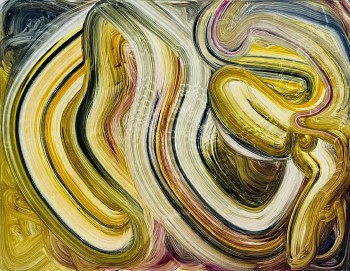 Fran O'Neill -&nbsp;here comes the sun, 2024 oil on canvas 56 x 72 inches ONEI124