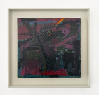 James Kao (LA) -&nbsp;On the Spectrum, 2017 oil on linen over panel 14 x 15 inches / 19 1/2 x 18 1/2 inches framed KAO031