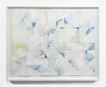 Celia Gerard -&nbsp;Solstice 3, 2024 mixed media on paper 34 x 46 inches / 40 x 51 inches framed GER170