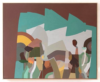 Jen Wink Hays - Happy Hunting, 2023 oil on canvas 48 x 60 inches JWH160