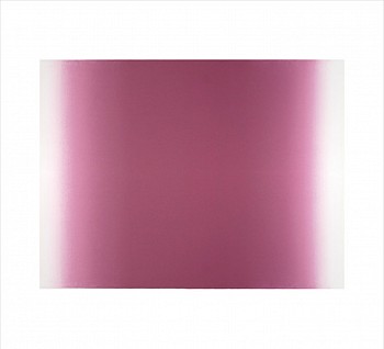 Betty Merken (LA) - Illumination, Raspberry. #11-21-01, 2022 oil monotype on rives bfk paper 27 1/2 x 30 1/4 inch paper / 18 x 24 inch image MER1031