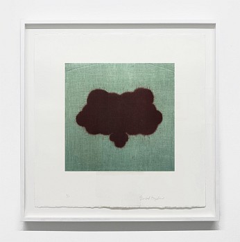 Isabel Bigelow - dark cloud, 2011 monoprint 22  x 22 inch paper / 14 x 14 inch image BIG1292