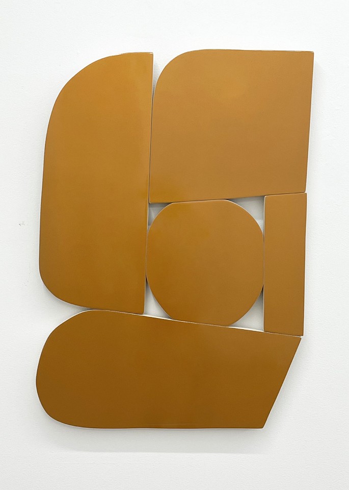 Andrew Zimmerman
Saffron Pearl, 2024
ZIM1168
Automotive paint on wood, 40 x 29 x 1 1/2 inches