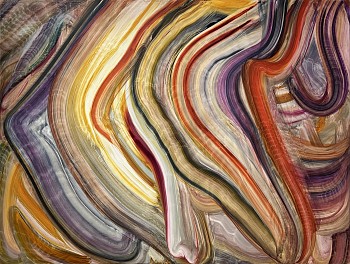 Fran O'Neill -&nbsp;strange good days, 2024 oil on canvas 56 x 72 inches ONEI126