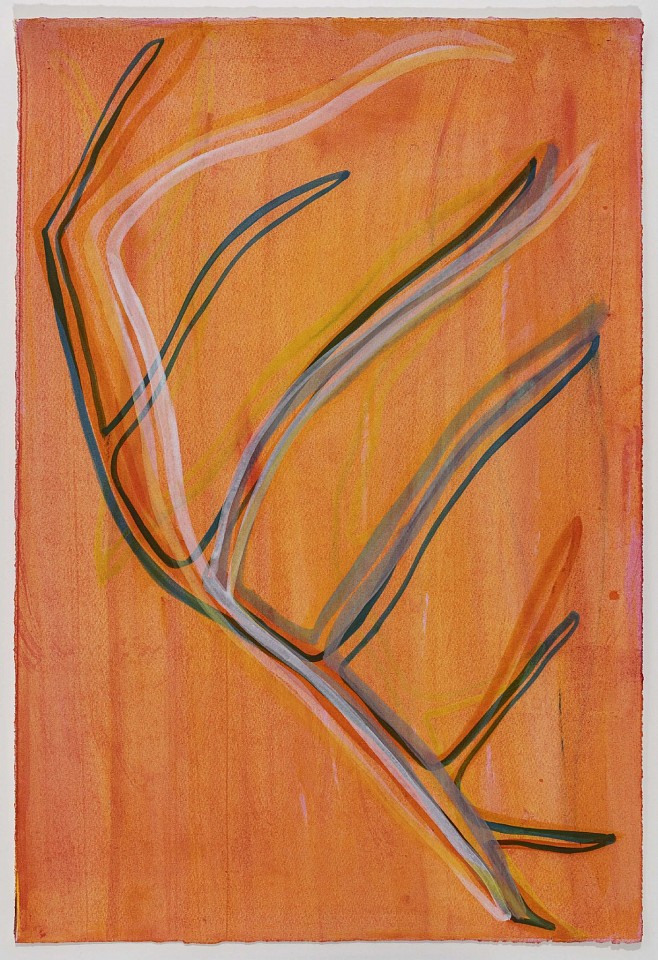 Rosanna Bruno
Thorny Loop, 2024
BRUN024
flashe on paper, 22 x 15 inches