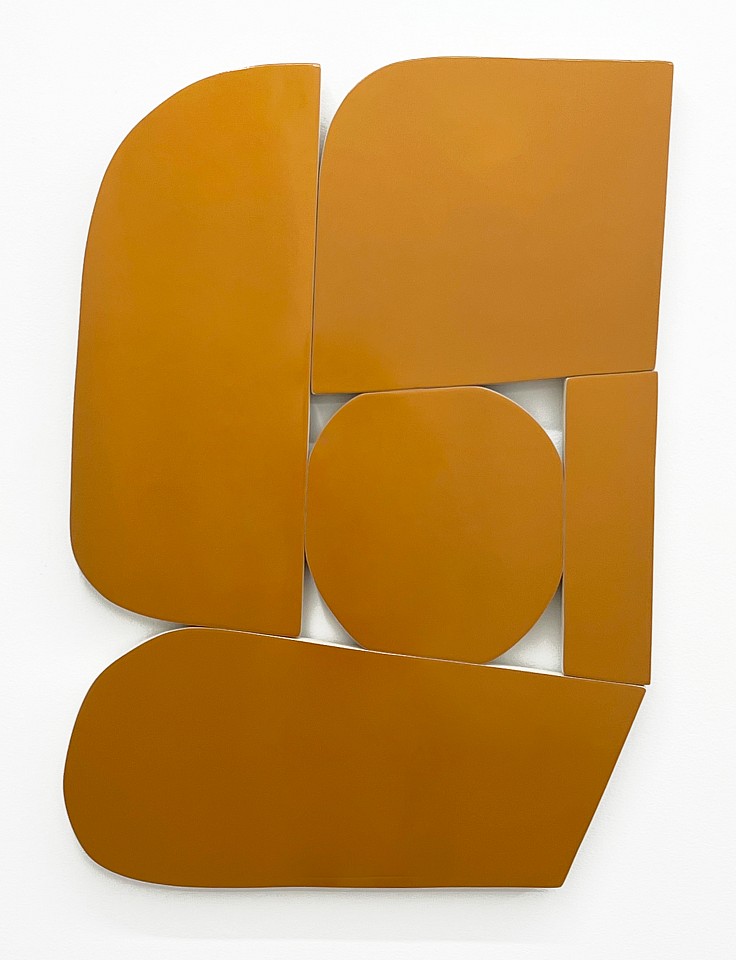 Andrew Zimmerman
Saffron Pearl, 2024
ZIM1168
Automotive paint on wood, 40 x 29 x 1 1/2 inches