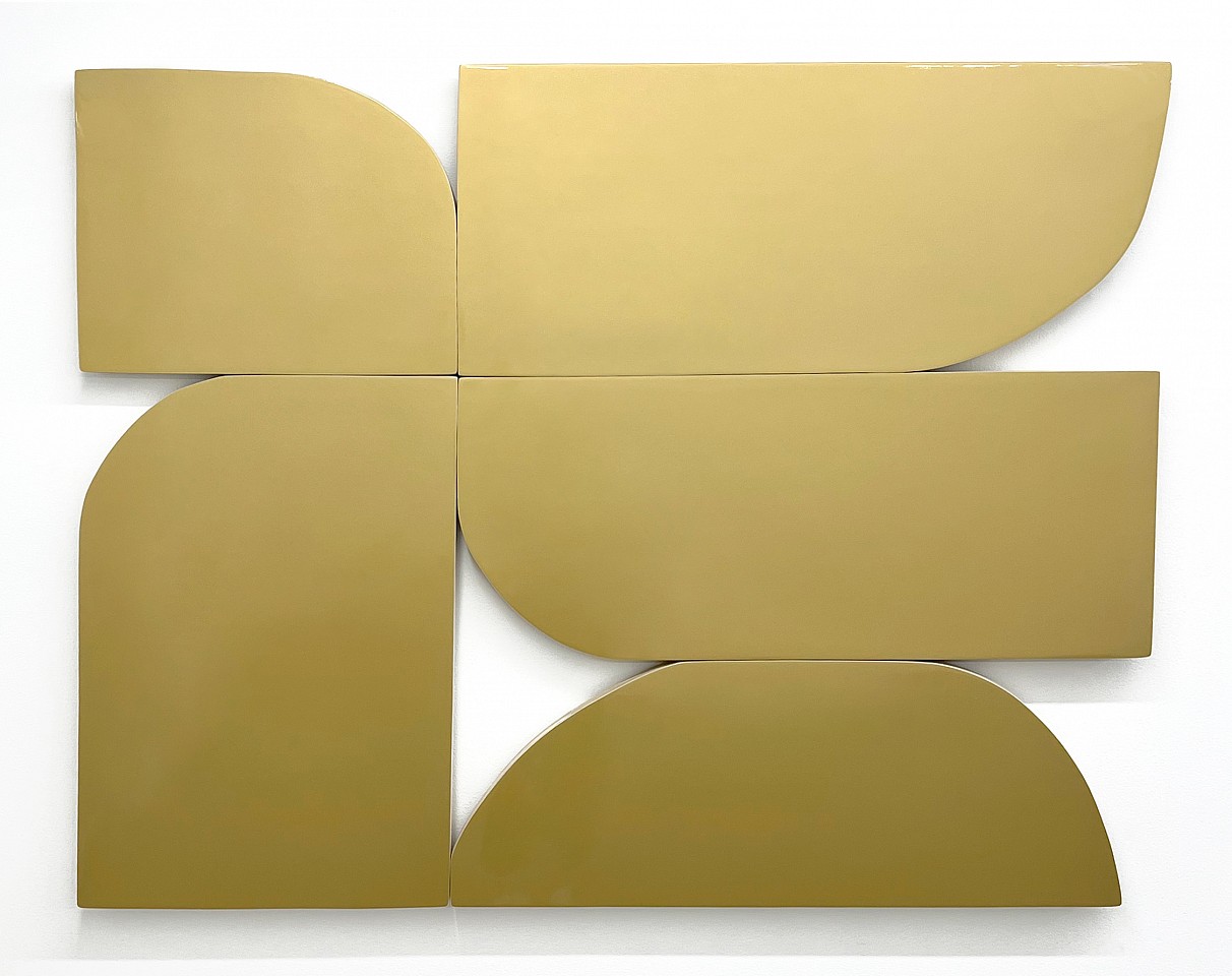 Andrew Zimmerman
Solid Gold, 2024
ZIM1171
Automotive paint on wood, 48 x 60 x 1 1/2 inches