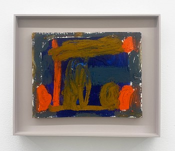 Work: Sean Noonan Untitled, 2023 oil on found wood 10 1/2 x 13 1/2 inches / 15 1/4 x 18 1/4 inches framed noon060