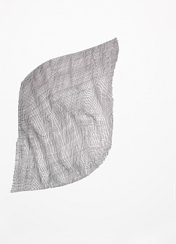 Karin Schaefer (LA) - Material Fact, 2024 ink on paper 38 x 28 inches SCHAE142