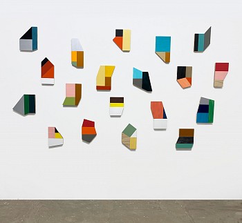 Andrew Zimmerman - Perspective, 2025 acrylic paint and automotive paint on wood 60 x 120 inches  ZIM1196