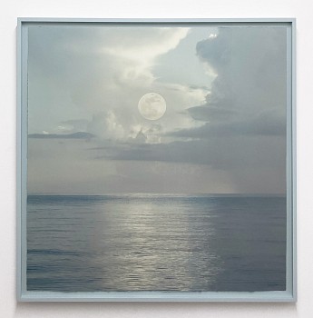 Work: Thomas Hager Silver Lunar Light 2, 2024 archival pigment print 42 1/2 x 42 inches / 46 x 46 inches framed HAG698