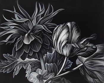 Work: Shelley Reed Bouquet 1 (after van Brussel), 2025 oil on canvas 16 x 20 inches ree332