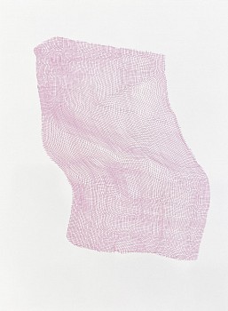 Karin Schaefer (LA) - Hook and Tumble, 2025 ink on paper 30 x 22 inches SCHAE145
