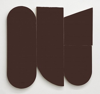 Andrew Zimmerman - Sandstone Pearl, 2025 Automotive paint on wood 54 x 59 1/2 x 1 3/4 inches ZIM1222