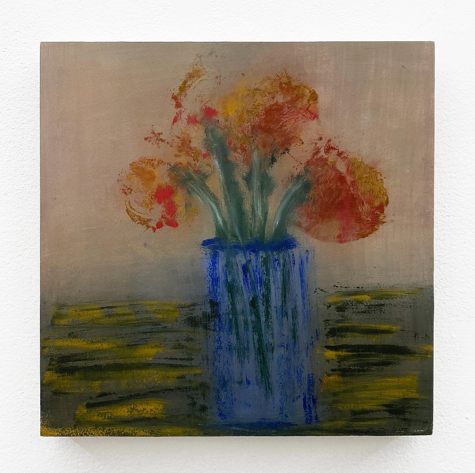 Poogy Bjerklie
Red Flowers, 2025
BJE226
oil on paper mounted on wood panel, 12 x 12 inches