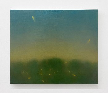 Michael Abrams -&nbsp;Night Musings, 2025 oil on canvas 22 x 26 inches ABR453