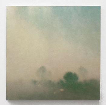 Work:&nbsp;Michael Abrams Fairlee, 2025 oil on canvas 40 x 40 inches ABR454