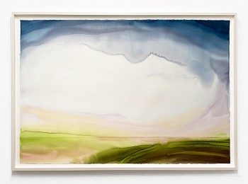 Shawn Dulaney -&nbsp;The Sky III, 2025 watercolor on paper 40 x 60 inches / 46 x 66 inches framed DULAN1207