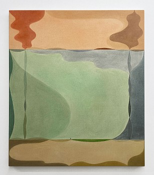 Vinna Begin -&nbsp;Duet, 2025 pigment on canvas 48 x 42 inches BEG141