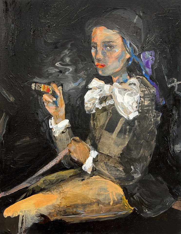 Suzy Spence (LA)
Cigar Girl, 2024
SPENC354
oil on panel, 11 x 14 inches