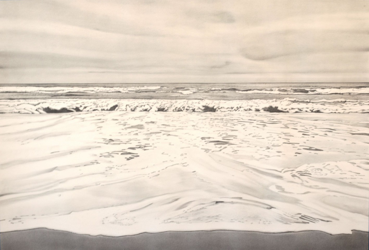 Clay Wagstaff (LA)
Ocean no. 97, 2026
WAG408
graphite on paper, 42 x 62 inches