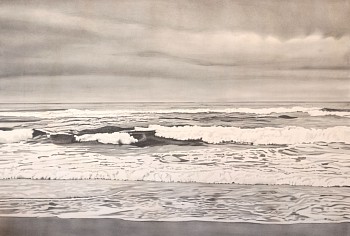 Clay Wagstaff (LA) -&nbsp;Ocean no. 98, 2026 graphite on paper 42 x 62 inches WAG409