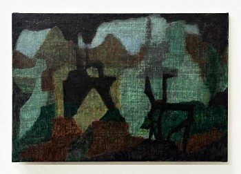 Work:&nbsp;James Kao Enchanted Circle, 2026 oil on linen over board 14 x 20 inches KAO058